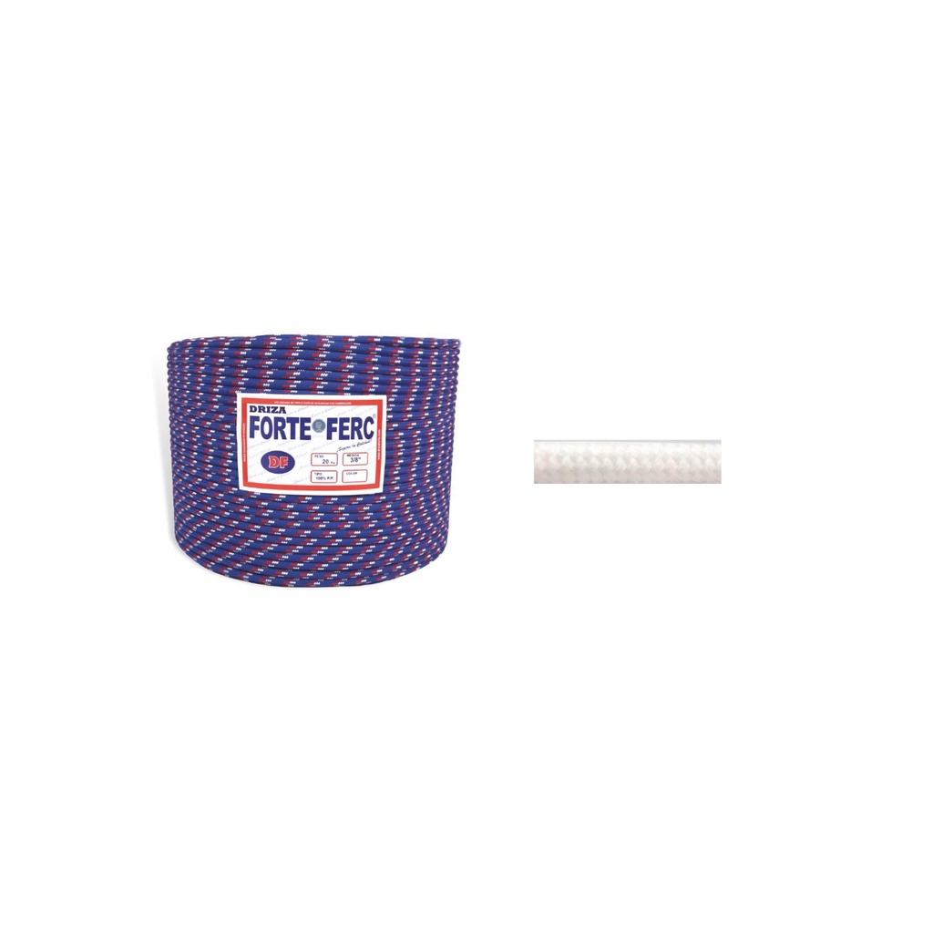 DRIZA POLIPROPIL 1/4" AZUL (ROLLO APROX 42M-5KG)