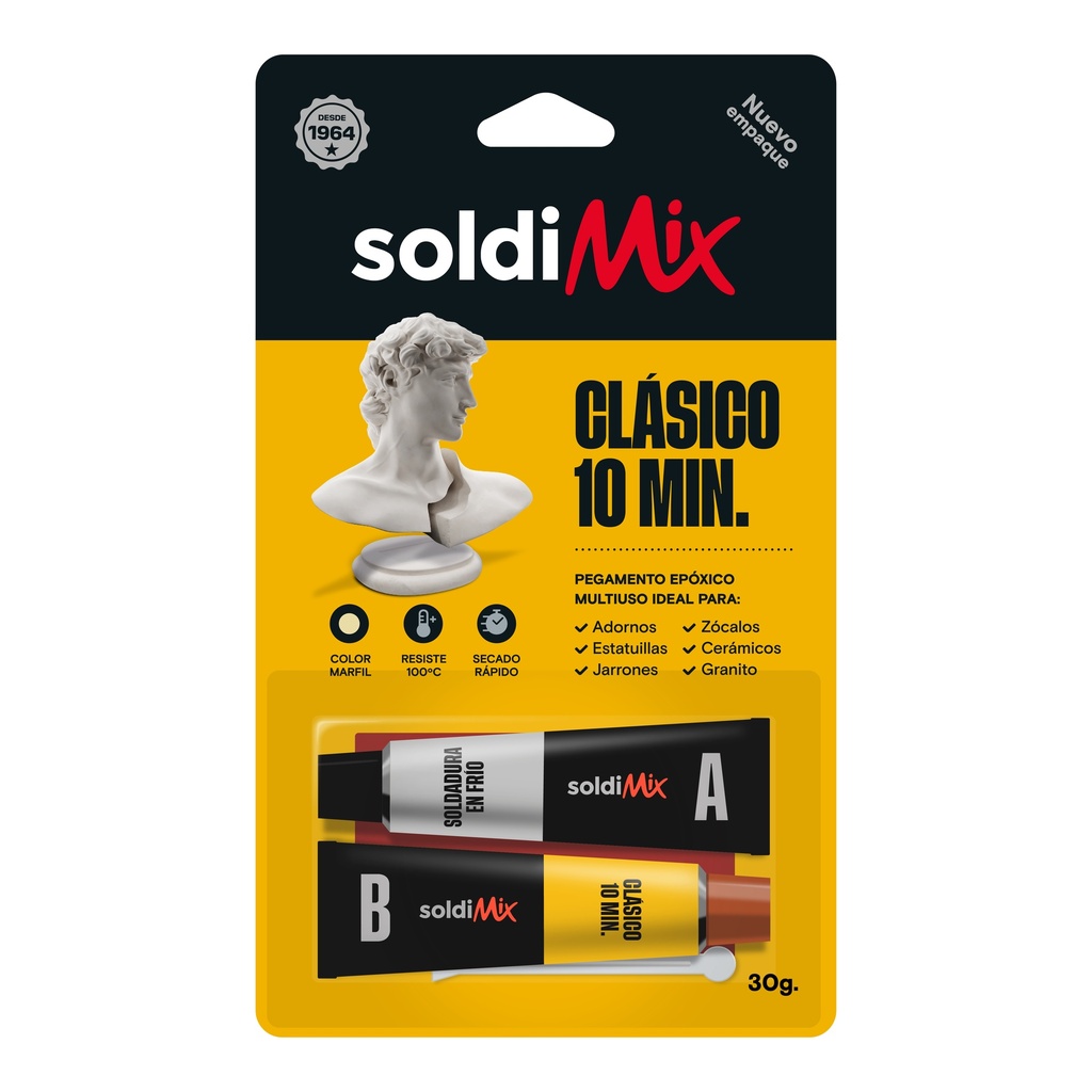 PEGAMENTO 10 MINUTOS 30GR SOLDIMIX