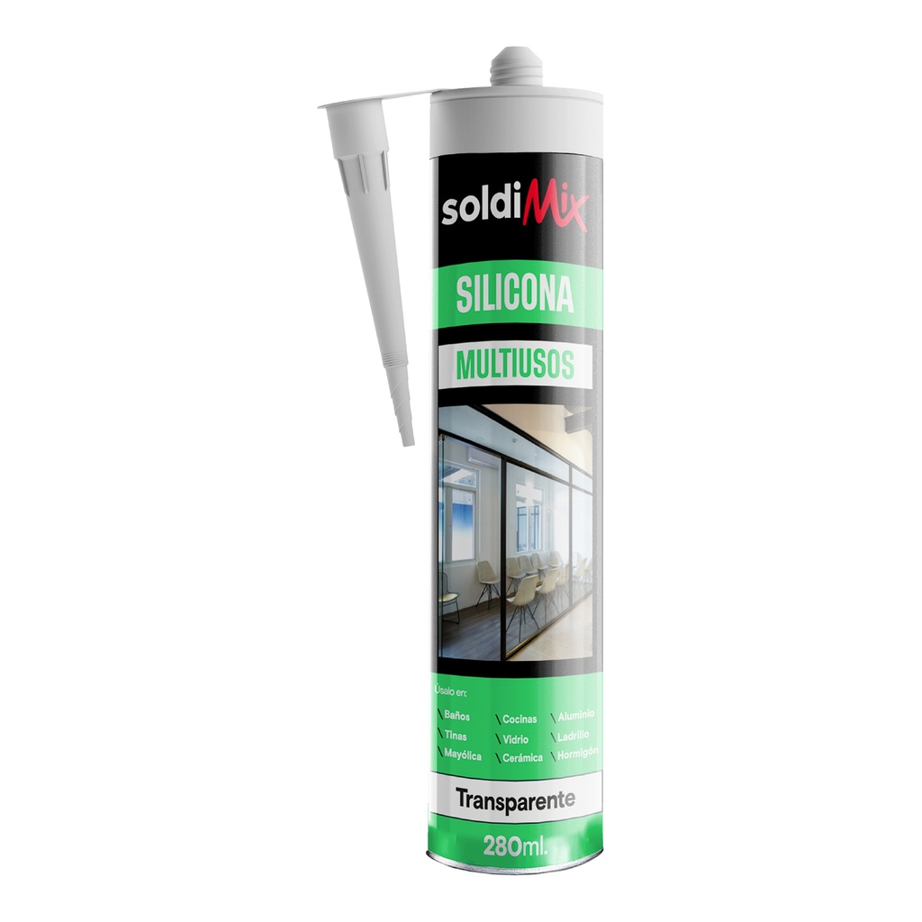 SILICONA MULTIUSOS C/TRANSP 280ML SOLDIMIX