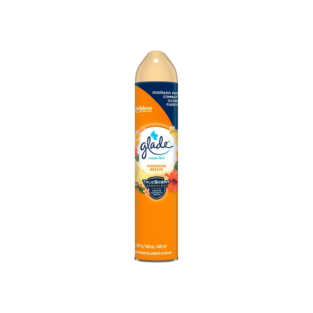 [0910101091739] GLADE SPRAY HAWAIIAN BREEZE X 400ML 329577 SCJ