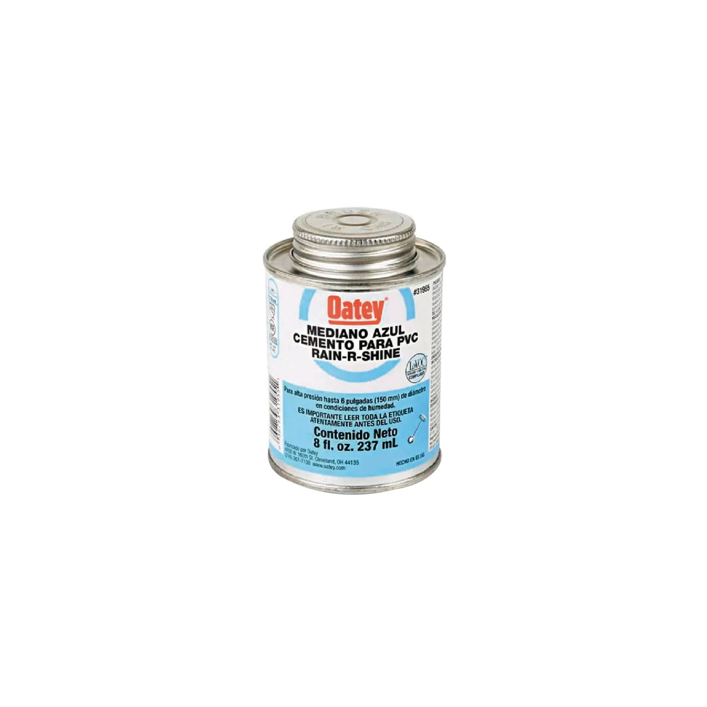 [0920101092019] CEMENTO PVC RAIN 8 ONZ. (AZUL/31955)"OATEY"