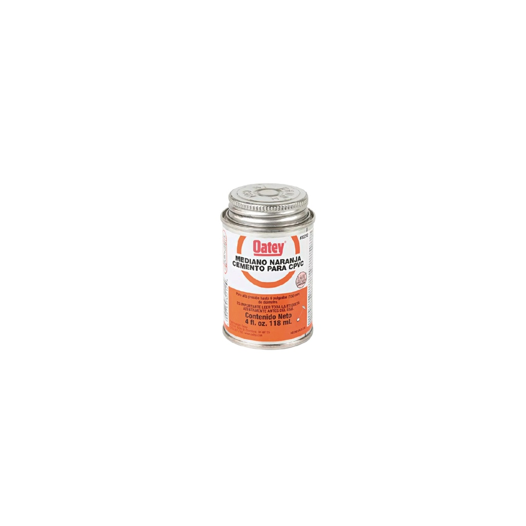 [0920101092029] CEMENTO CPVC 4 ONZ (NARANJA/32212) "OATEY"