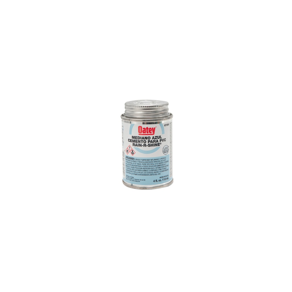 [0920101092053] CEMENTO PVC RAIN 4 ONZ. (AZUL/31954)"OATEY"