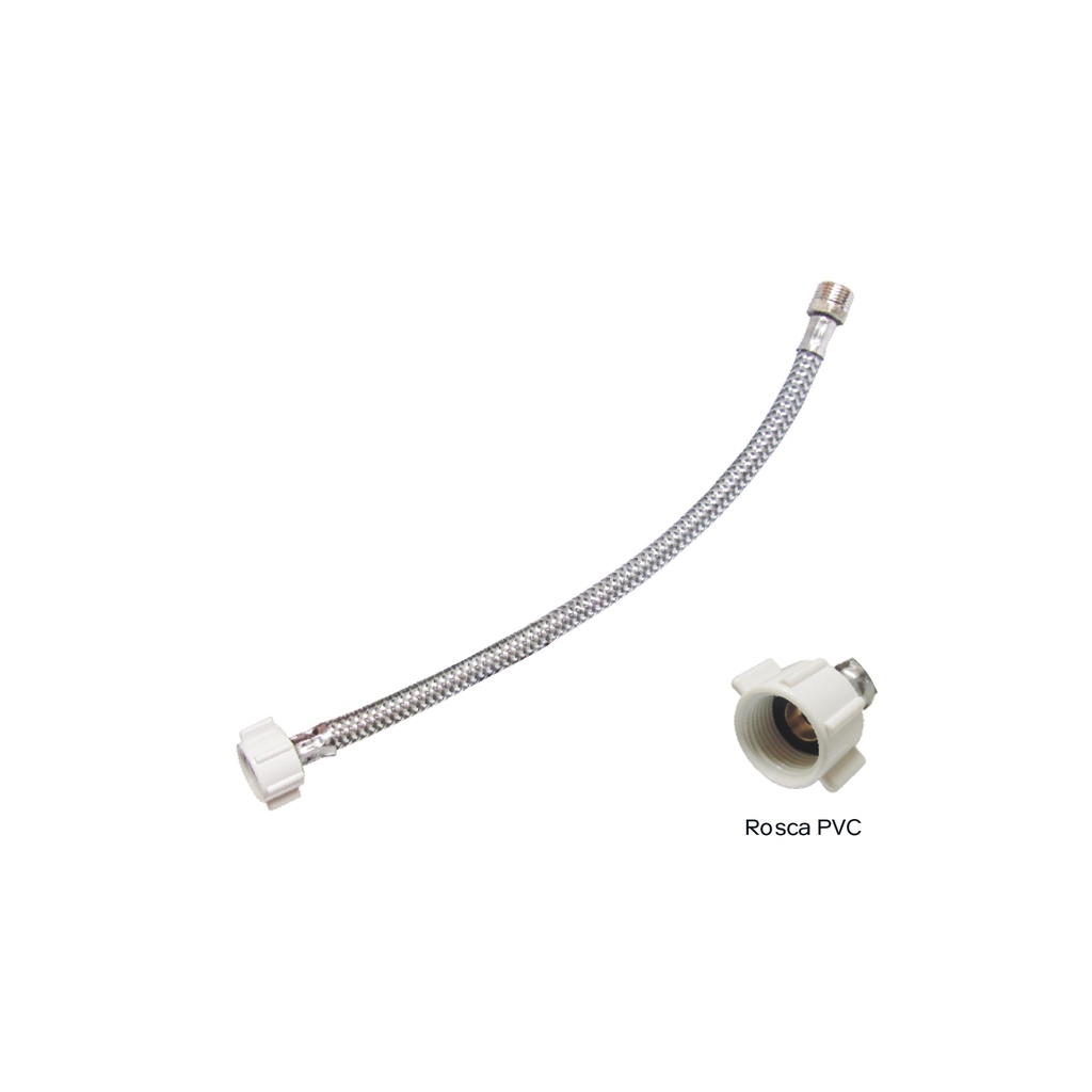 [1260201126163] TUBO ABASTO P/INOD. ALUM. 7/8"X 50CM R/PVC C&A