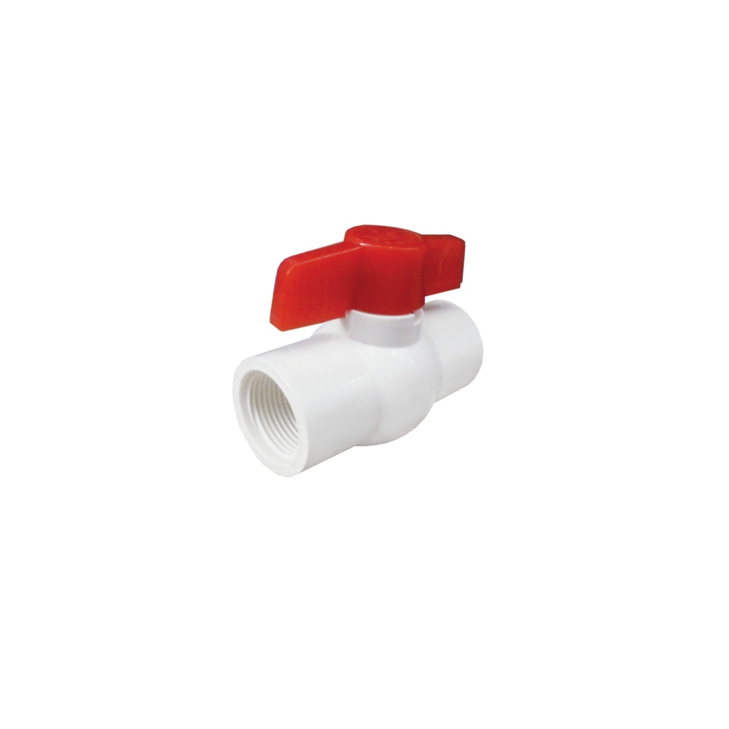 [1260202126081] VALVULA ESFERICA PVC DE 1" C/ROSCA C&A