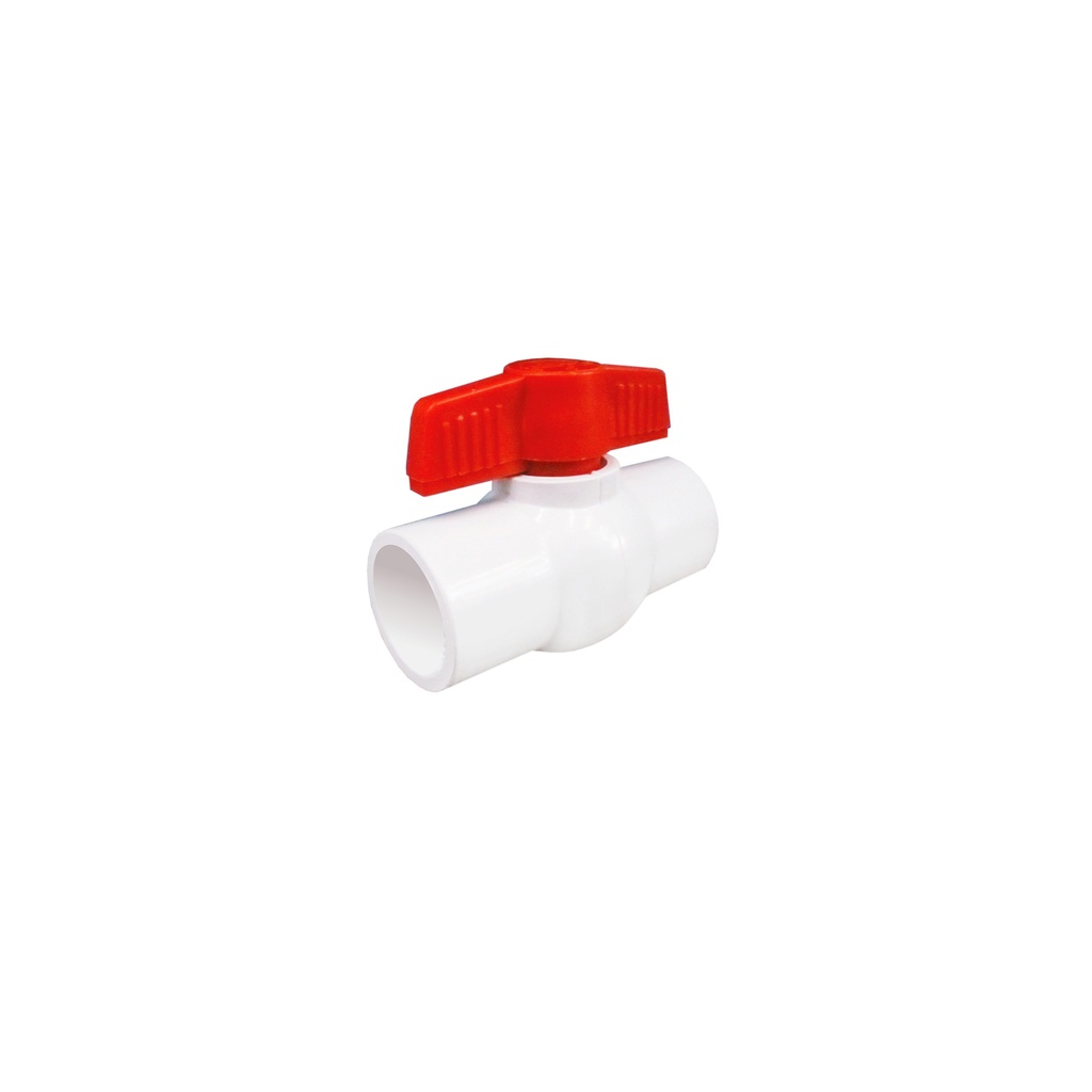 VALVULA ESFERICA PVC DE 2" S/ROSCA C&A