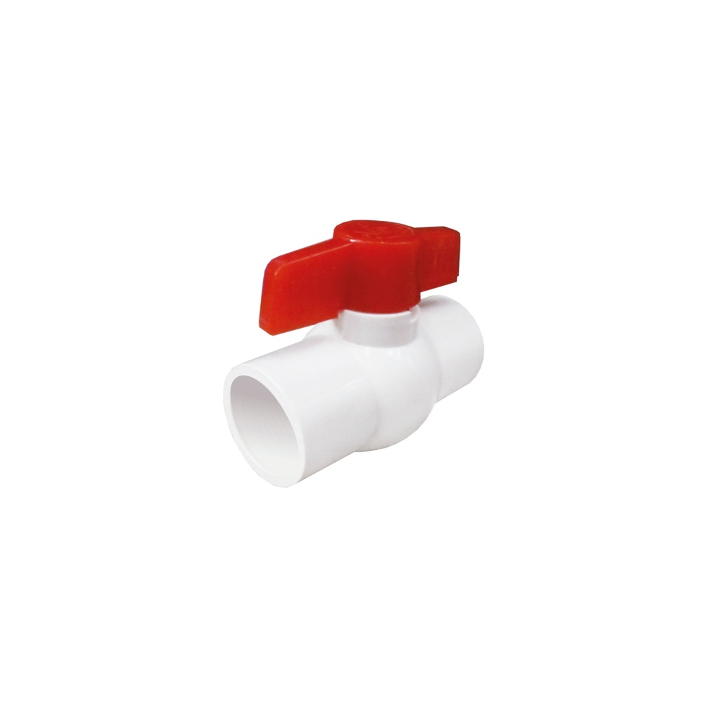 VALVULA ESFERICA PVC DE 3/4" S/ROSCA C&A