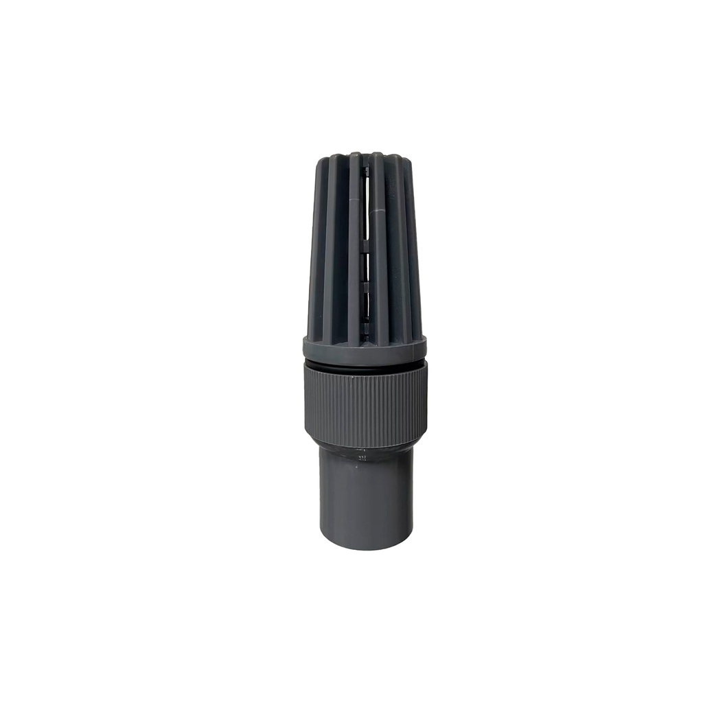 VALVULA CHECK DE PIE DE PVC CON ROSCA 3/4" C&A