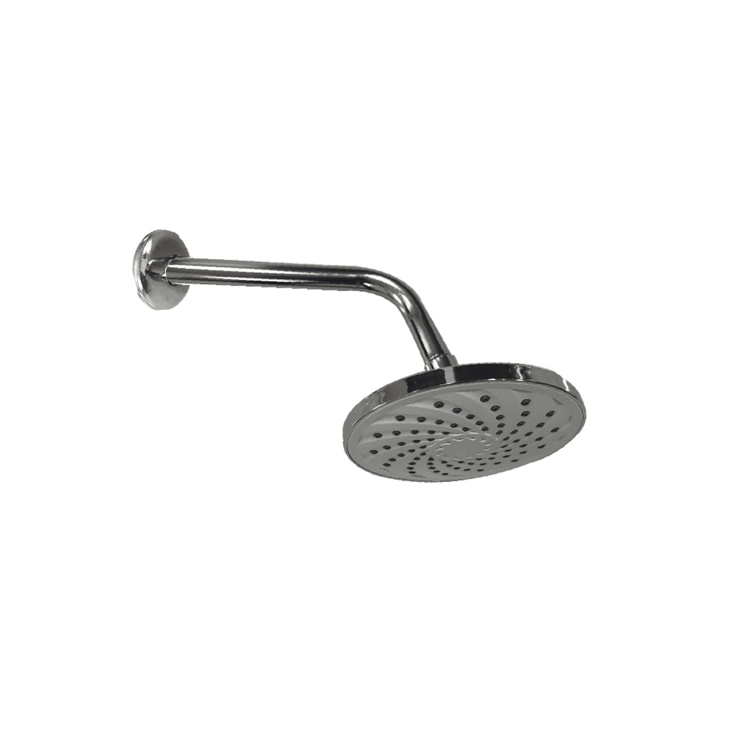 CABEZA D/DUCHA CROMADA CIRCULAR 6" - C&A