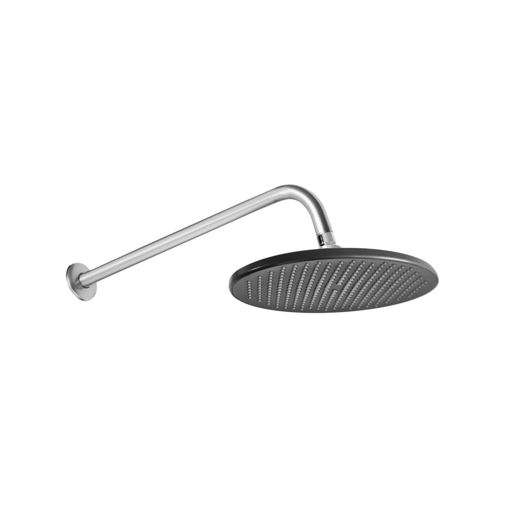 CABEZA DE DUCHA CIRCULAR 10" NEGRA C&A