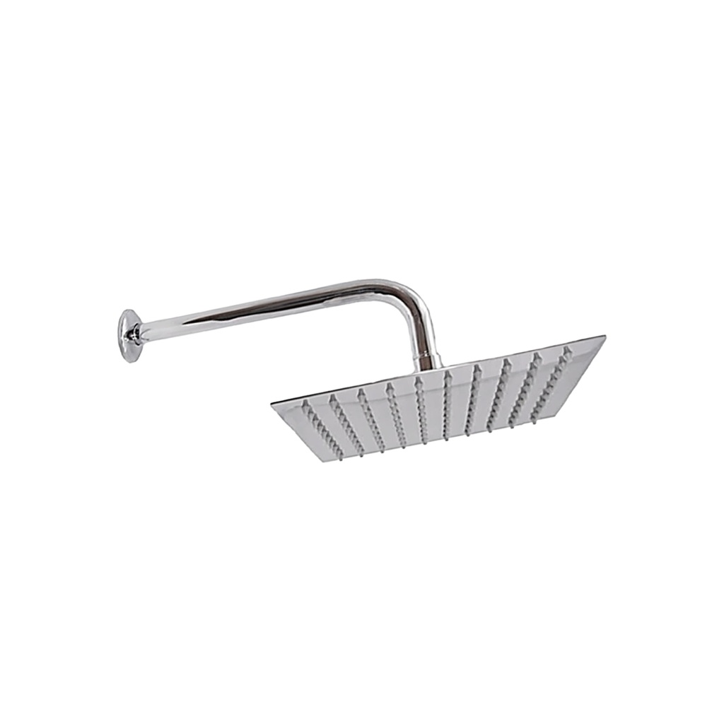 CABEZA DE DUCHA CUADRADA CROMADA 10" C&A