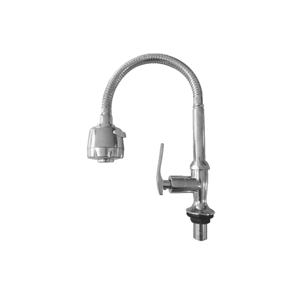 [1260204126222] LLAVE DE LAVADERO MUEBLE P/GANSO FLEXIBLE Z C&A