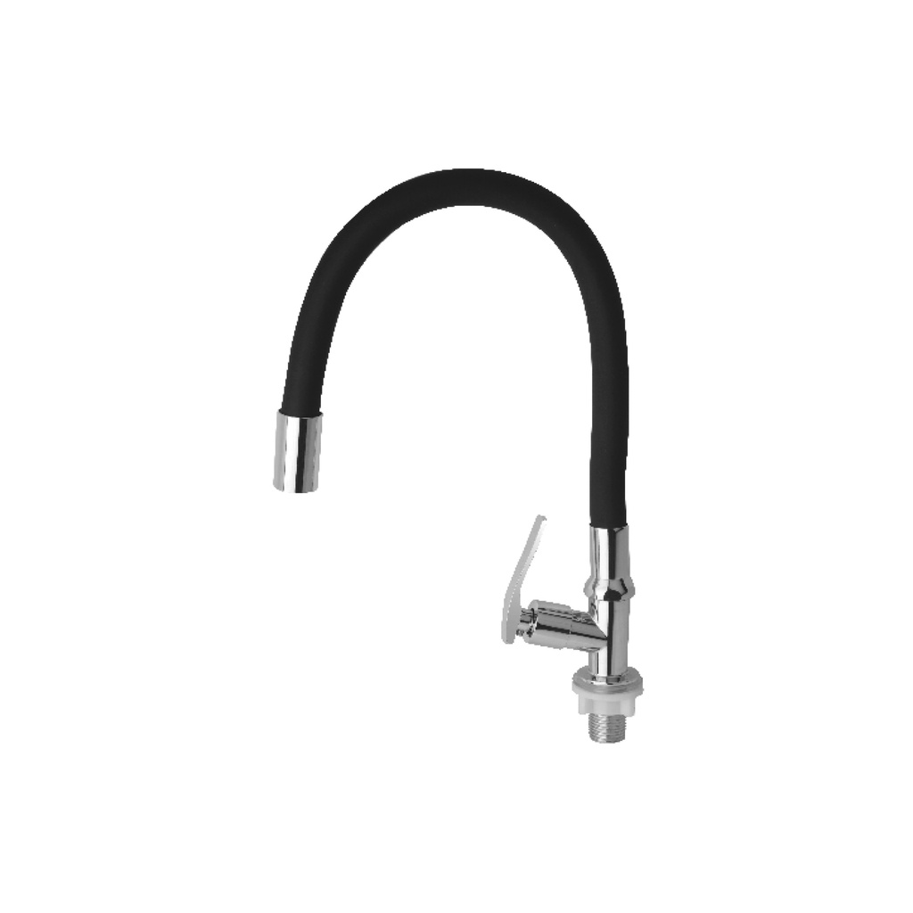 [1260204126226] LLAVE DE LAVADERO MUEBLE P/GANSO FLEX NEGRO - C&A