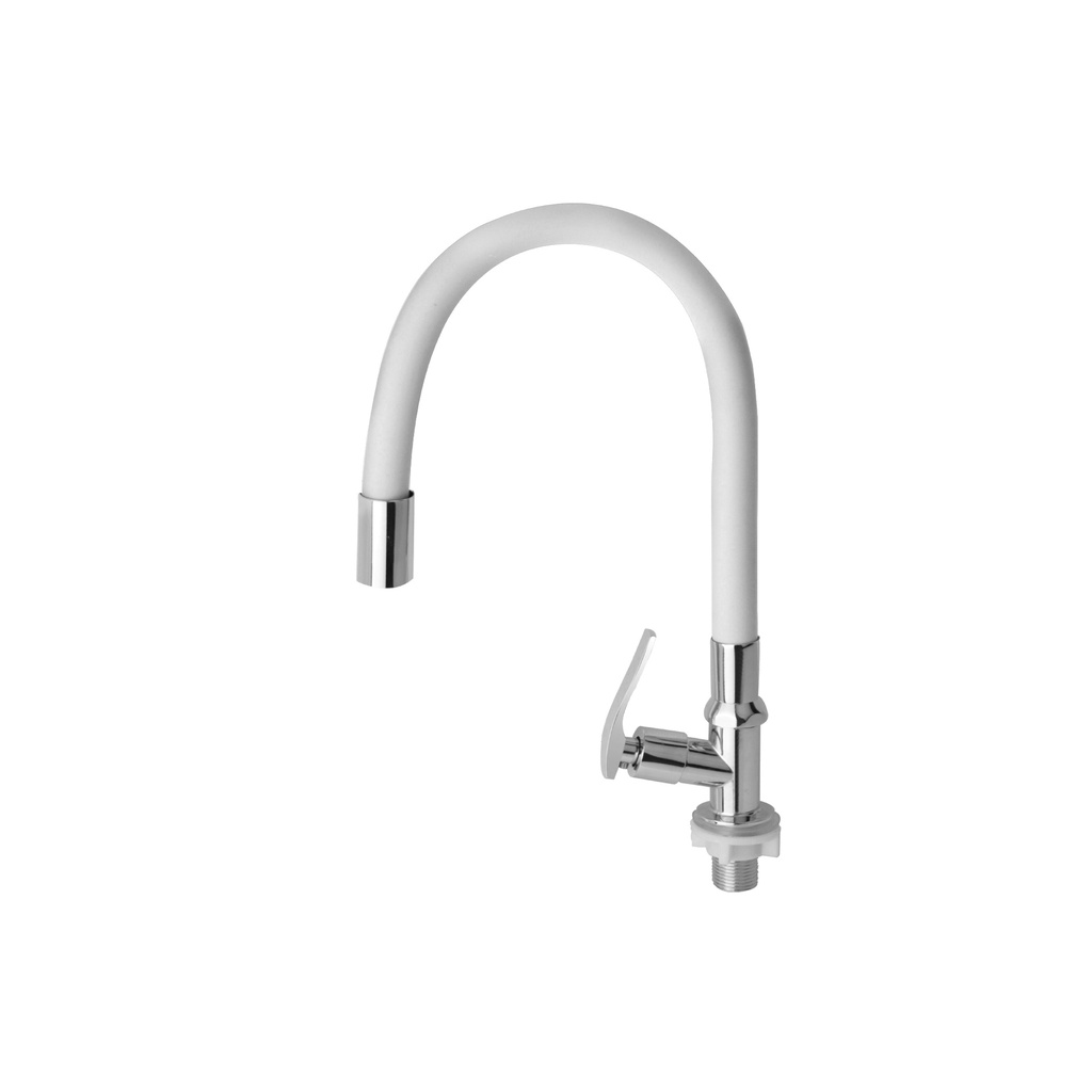[1260204126254] LLAVE DE LAVADERO MUEBLE P/GANSO FLEX BLANCO - C&A