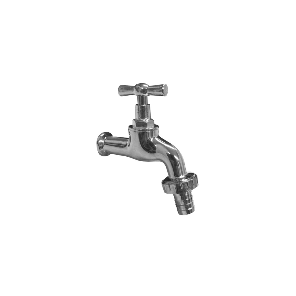 LLAVE JARDIN 1/2" CROMADO LISO C&A