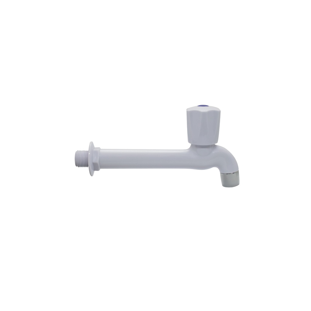 [1260205126265] LLAVE BOTADERO LARGO 1/2" PLAST. BLANCO C&A