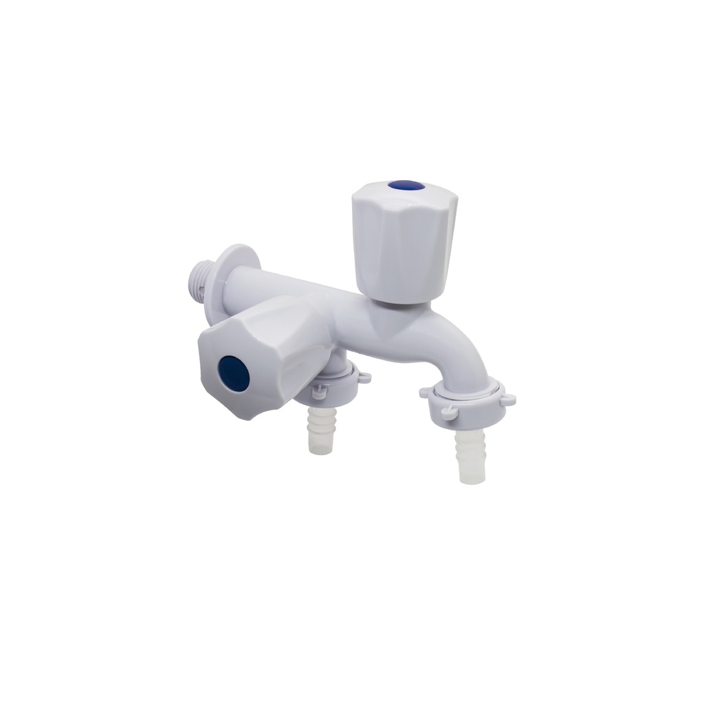 [1260205126268] LLAVE P/LAVANDERIA 1/2" PLAST. BLANCO C&A