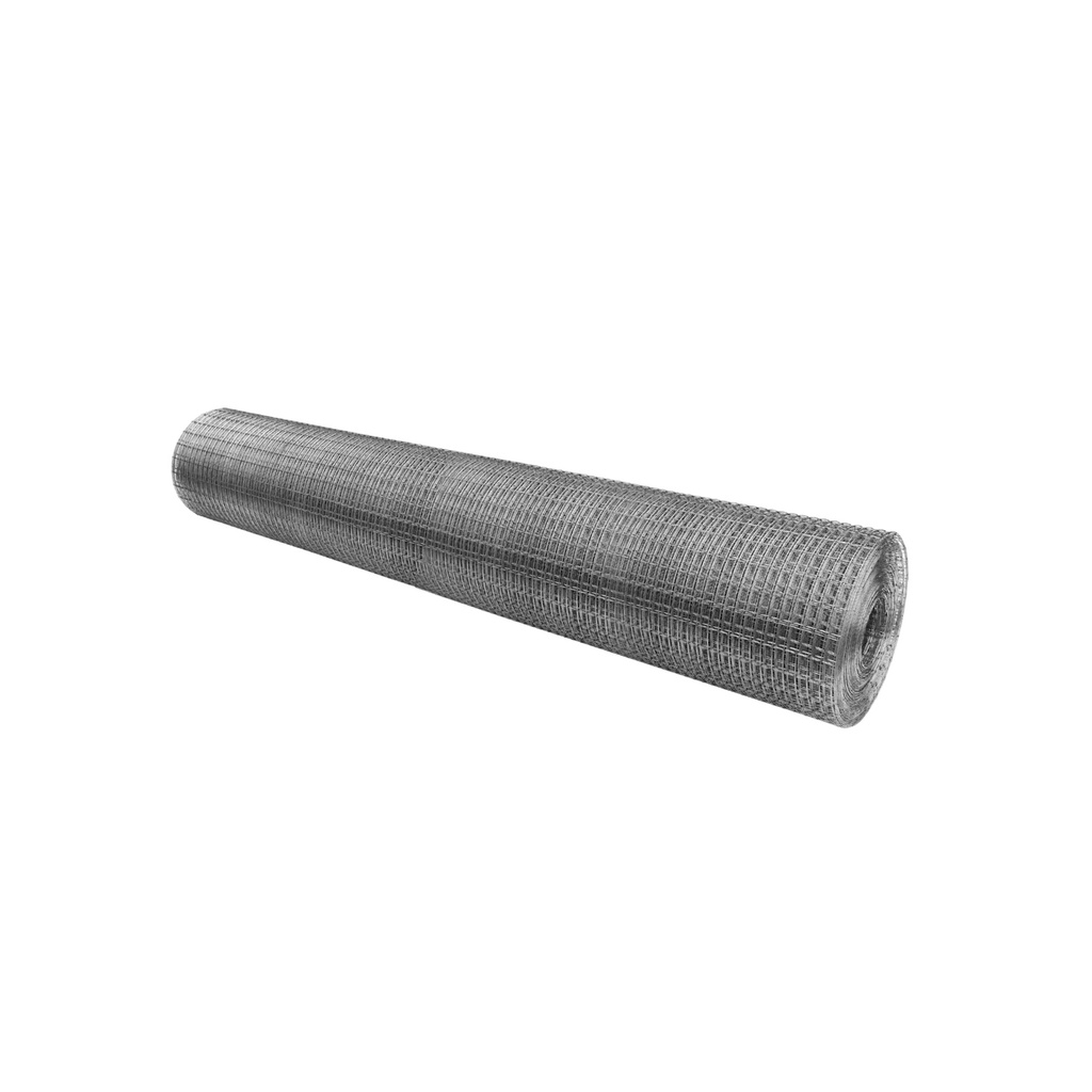 MALLA CUADRADA REFORZADA 1/2"X1/2"X0.9MX30MX12KG BWG22 C&A