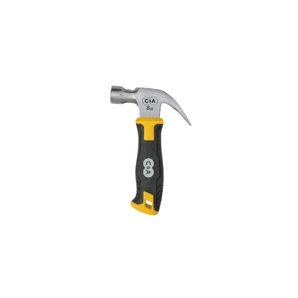MARTILLO MINI MANGO DE GOMA 8 OZ. C&A