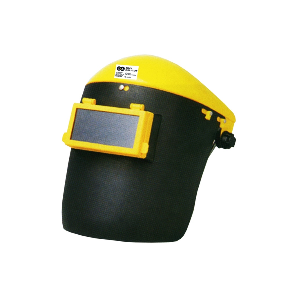 CARETA PARA SOLDAR - CABECERA AMARILLA C&A