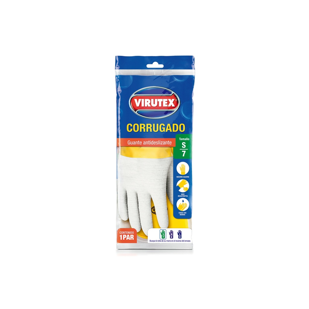 [1510101201001] GUANTE CORRUGADO L CLASICA VIRUTEX