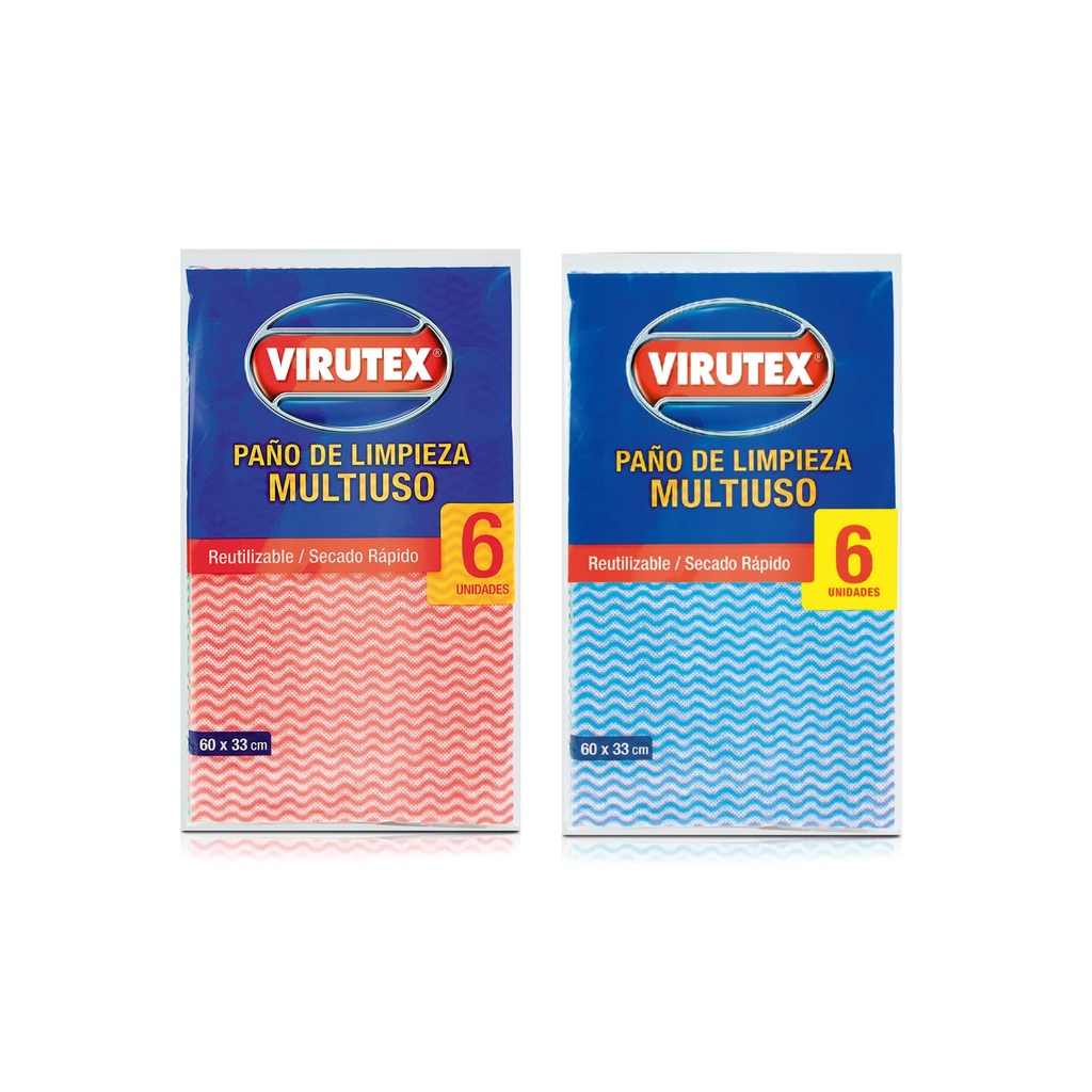 PAÑO DE LIMPIEZA MULTIUSOS (6) VIRUTEX