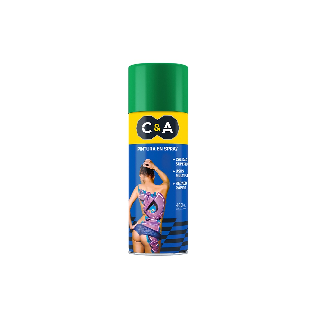 PINTURA SPRAY VERDE IRLANDES #45 400ML C&A