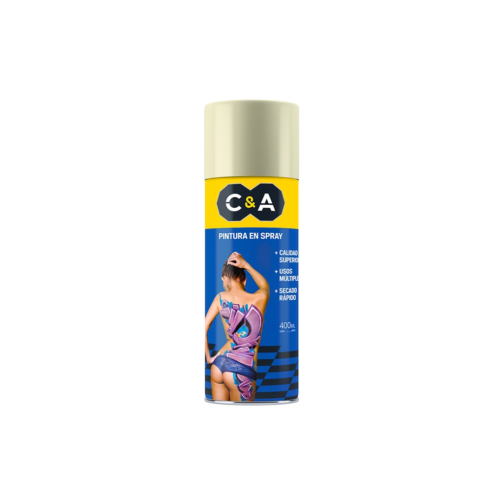 PINTURA SPRAY MARFIL #18 400ML C&A