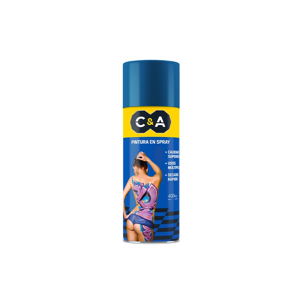 PINTURA SPRAY MEDIUM BLUE #21 400ML C&A
