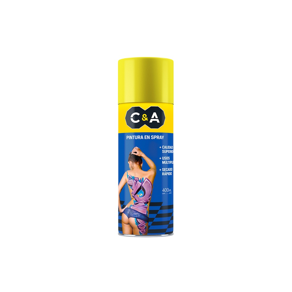 PINTURA SPRAY AMARILLO LIMON #41 400ML C&A
