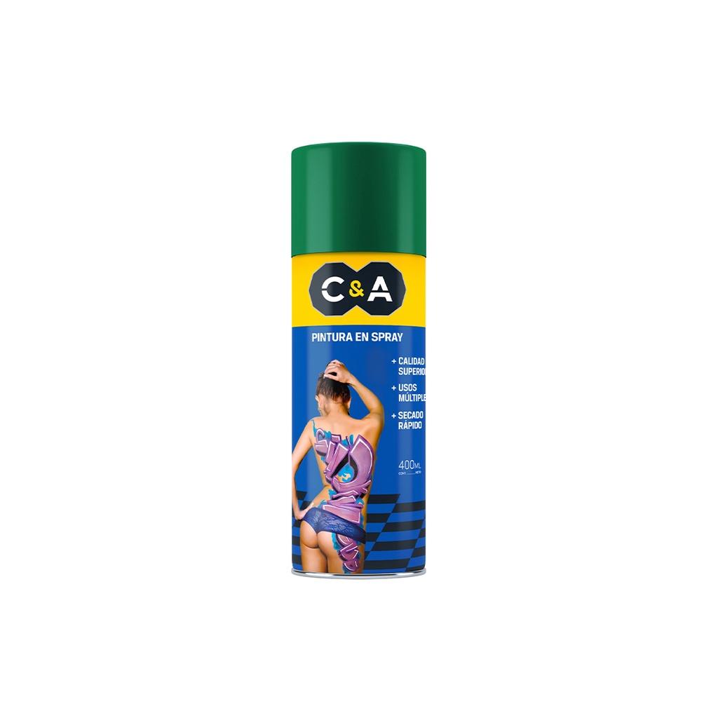 PINTURA SPRAY VERDE OSCURO #48 400ML C&A