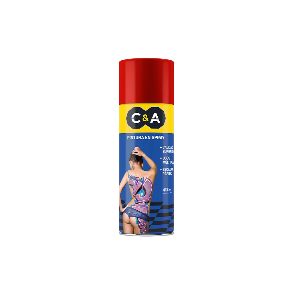 PINTURA SPRAY ROJO PROFUNDO #137 400ML C&A