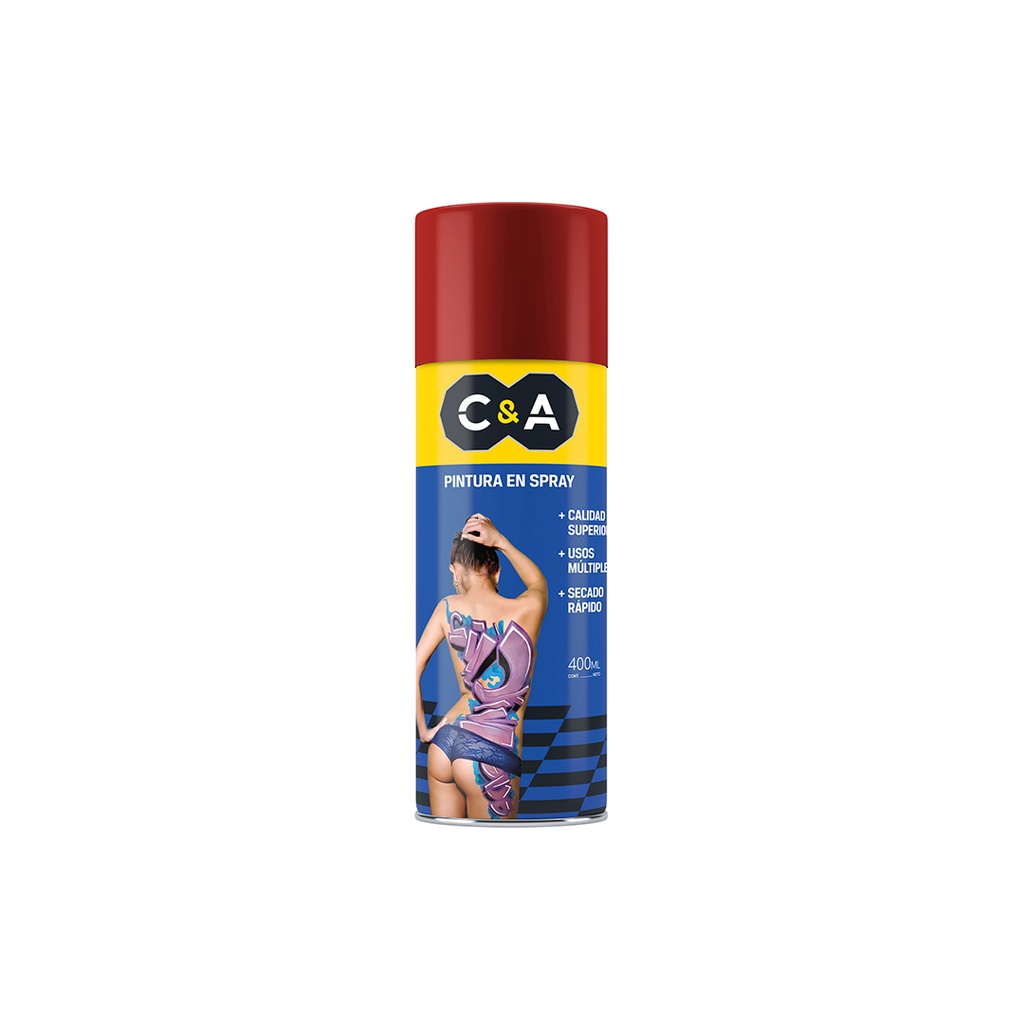 PINTURA SPRAY ROJO BRILLANTE #311 400ML C&A