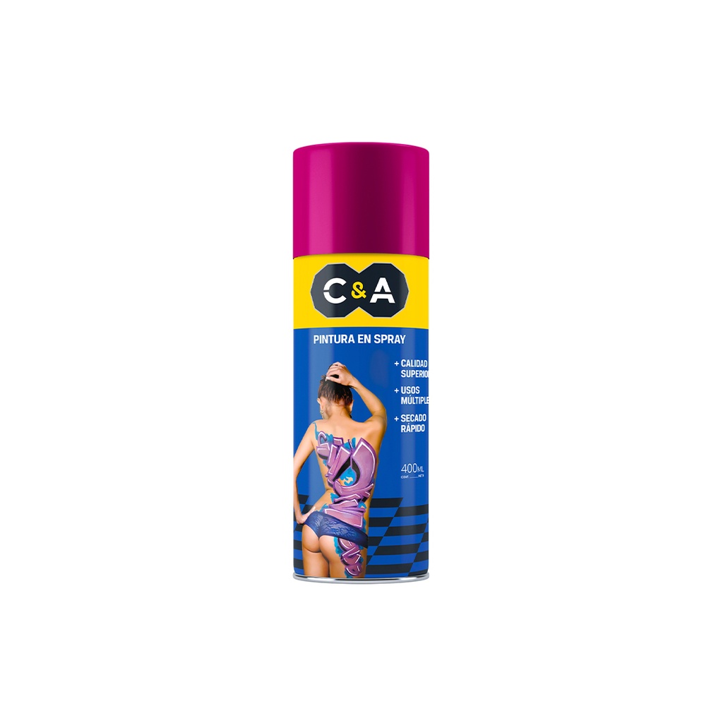 PINTURA SPRAY FUCSIA #225C 400ML C&A