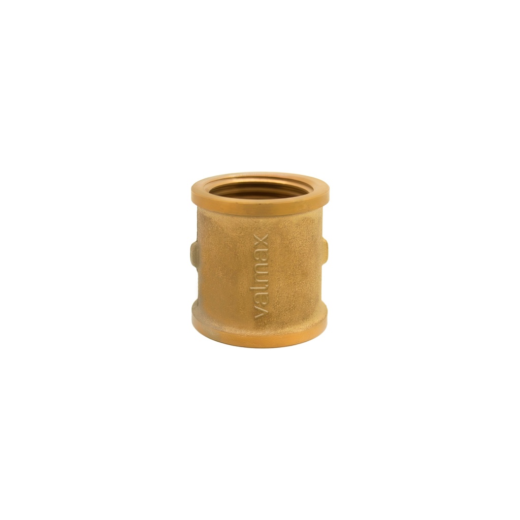 UNION SIMPLE DE BRONCE 1/2" VALMAX