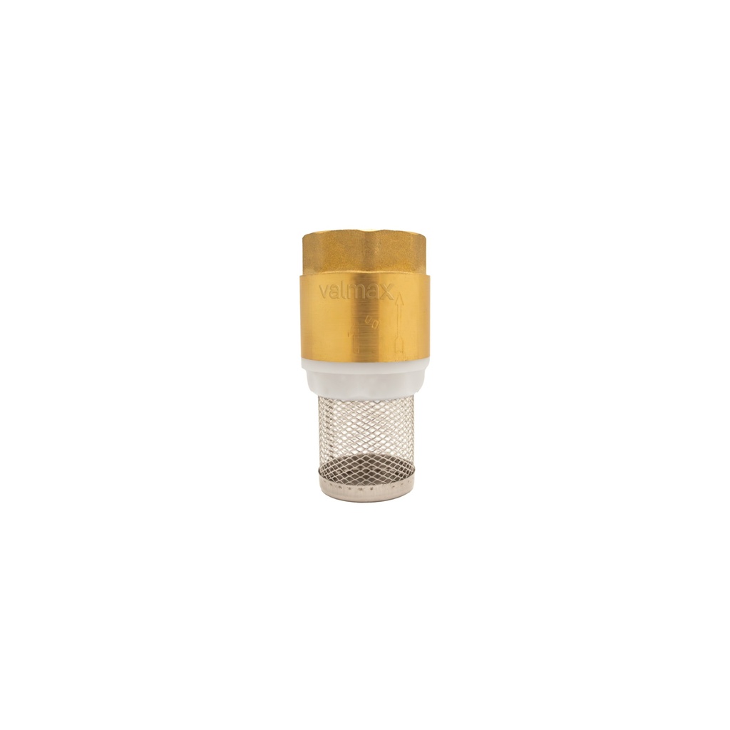 [1530101153031] VALVULA C/CANASTILLA DE ACERO INOX 1" VALMAX