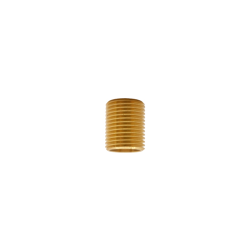 NIPLE DE BRONCE 1/2" X 1" VALMAX