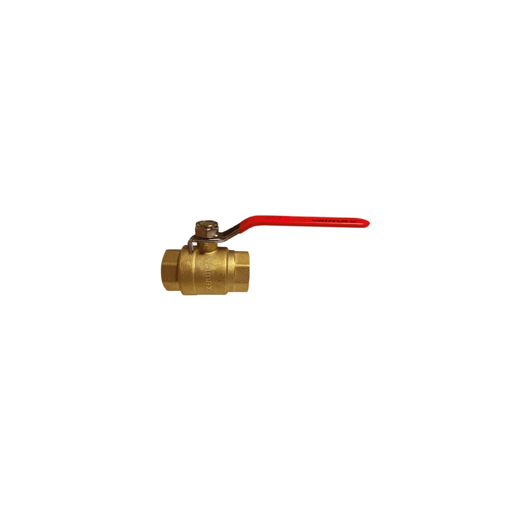 [1530101200614] VALVULA ESFERICA M/ ROJO PLANO 1/2" VALMAX