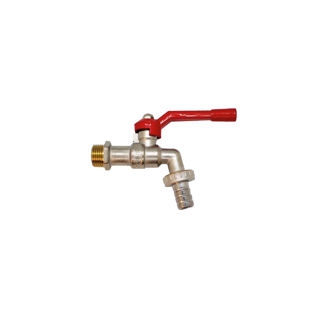 LLAVE ESFERICA JARDIN 1/2" M/ROJO CLASICO VALMAX