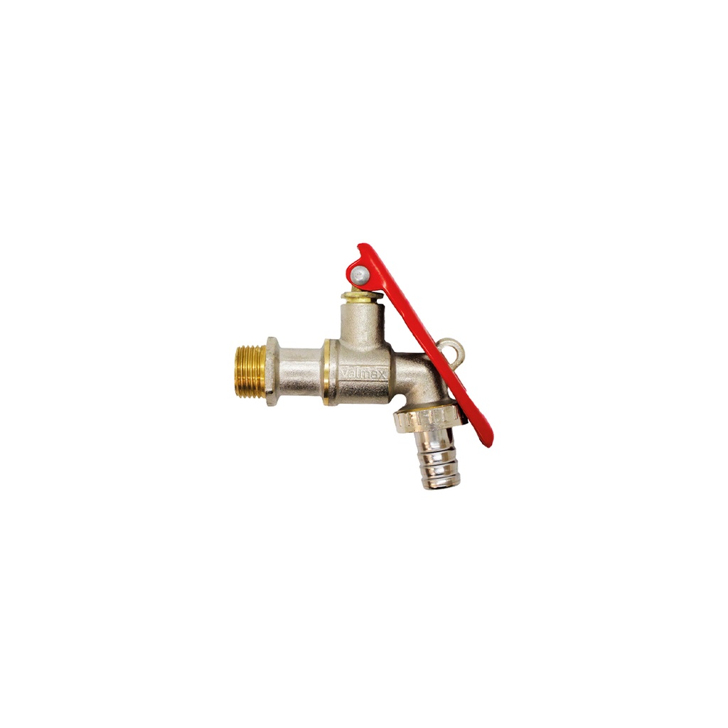 [1530102153040] LLAVE ESFERICA JARDIN 1/2" C/SEGURO VALMAX