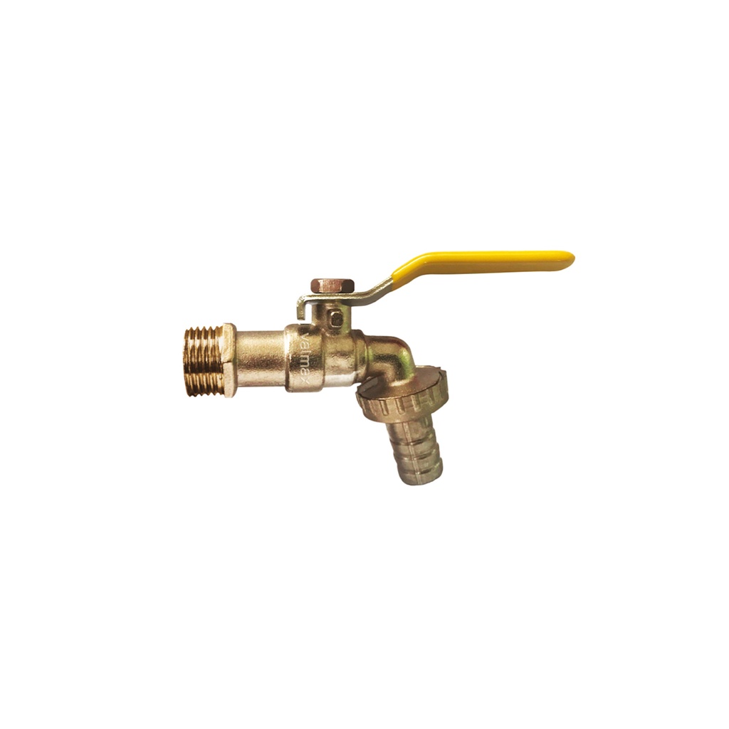 [1530102200613] LLAVE JARDIN 1/2" LIGERA BRONCE M/AMARILLO VALMAX