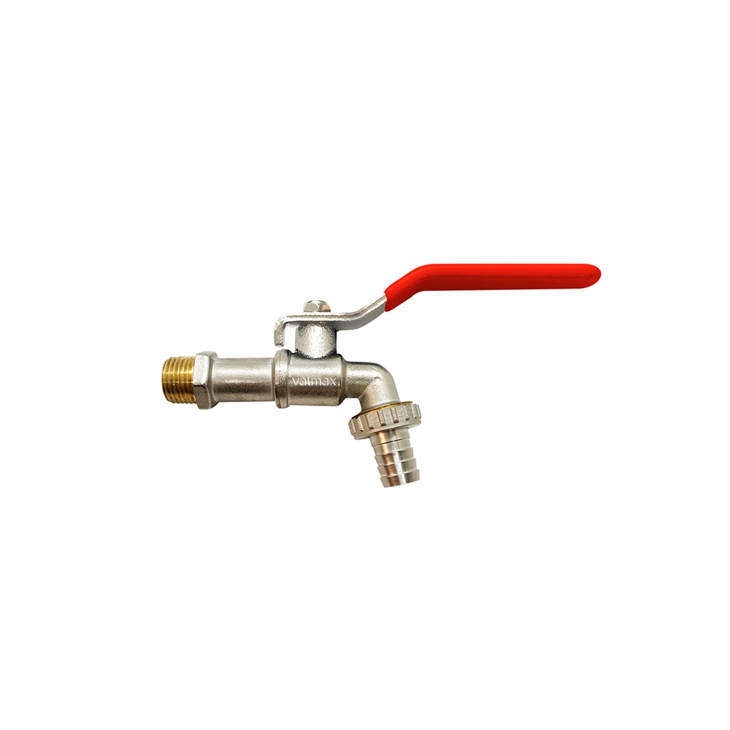 [1530102200624] LLAVE ESF JARD BRONCEADA 1/2" M/PLANO PESADO ROJO VALMAX