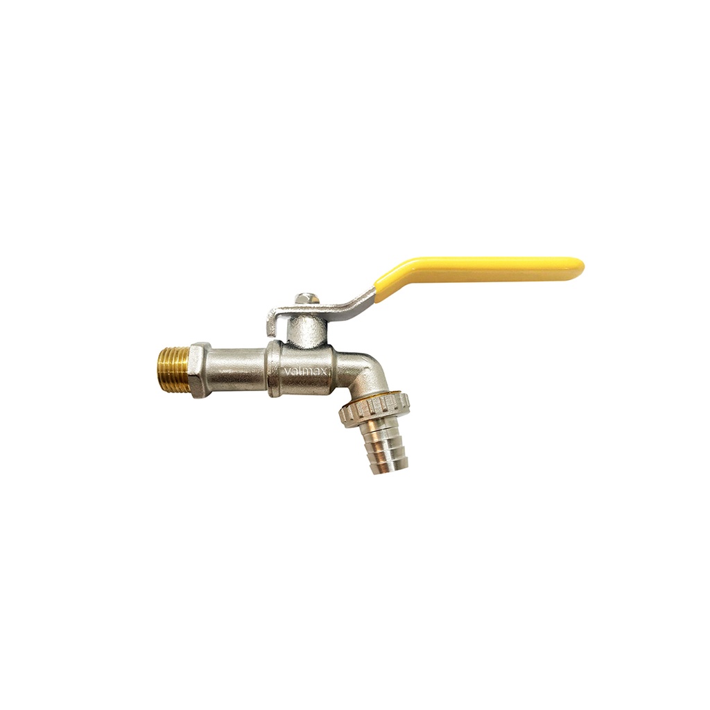 [1530102200625] LLAVE ESF JARD BRONCEADA 1/2" M/PLANO PESADO AMARILLO VALMAX