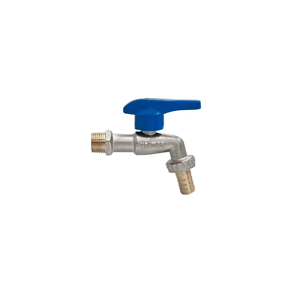 [1530102200645] LLAVE ESFERICA JARDIN 1/2 M/AZUL REDUCIDO PESADO VALMAX