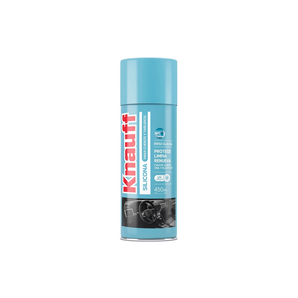 SILICONA P/CUEROS Y TAB A/BRISA GLACIAL X450ML-KNAUFF