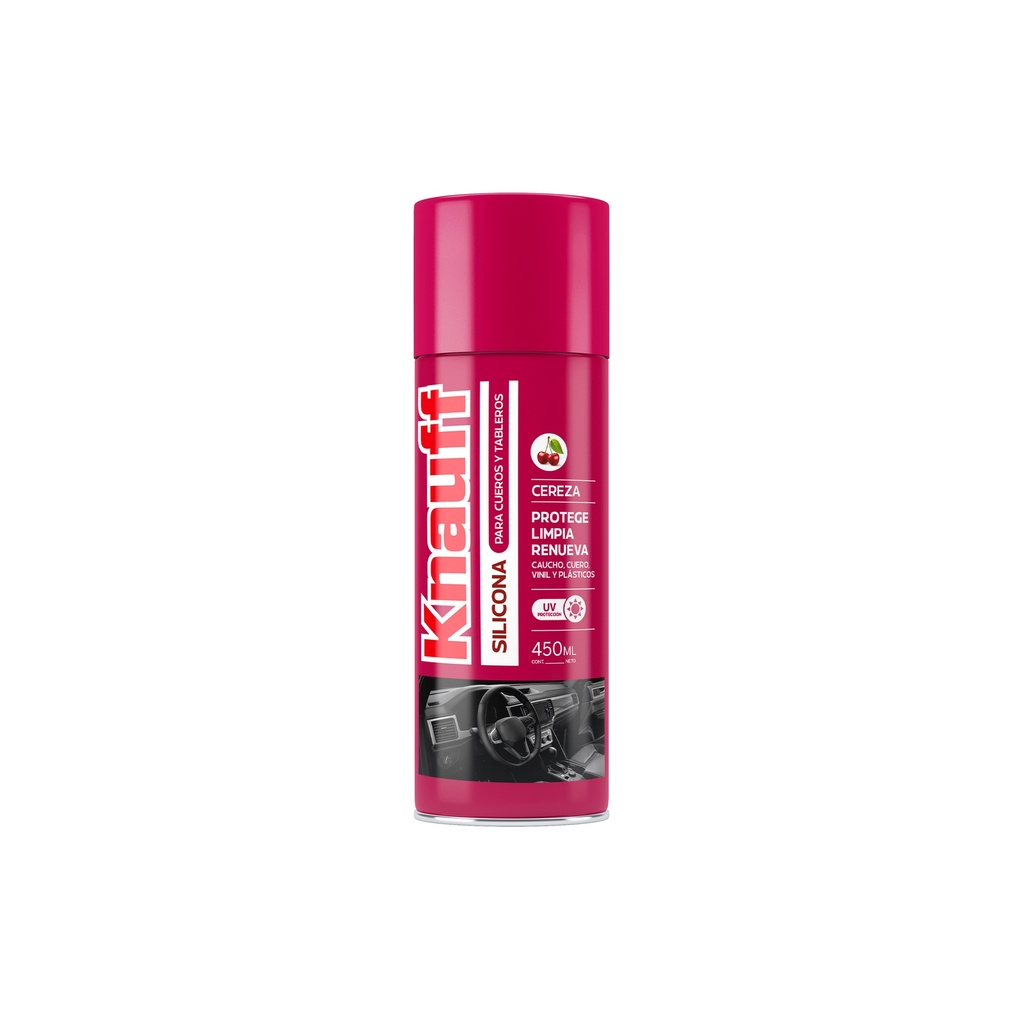 [1650101200872] SILICONA P/CUEROS Y TABLEROS A/CEREZA X450ML-KNAUFF