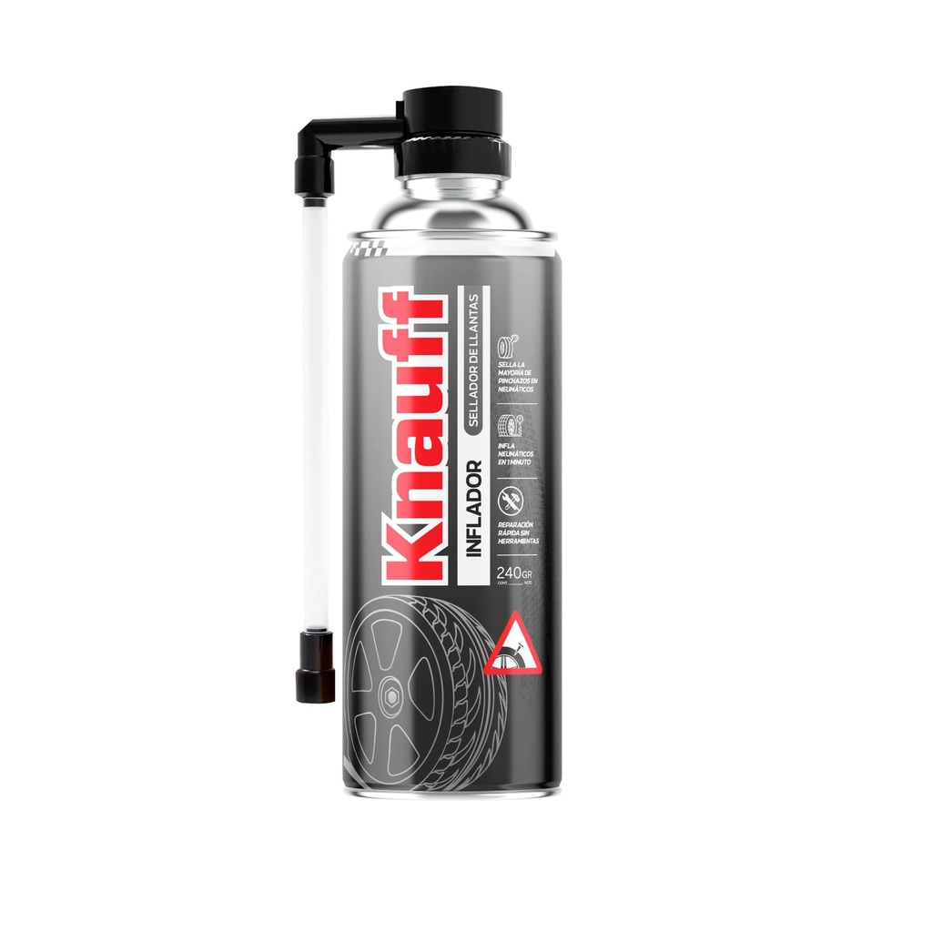 [1650101201040] INFLADOR SELLADOR DE LLANTAS 240GR KNAUFF
