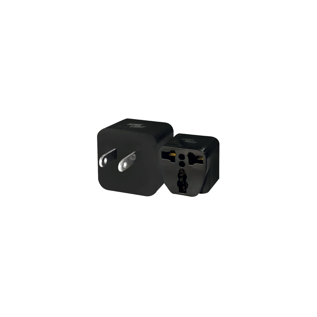 [1660101166064] ADAPTADOR MULTIPLE ENCHUFE PLANO C/NEGRO 10A HOME LIGHT