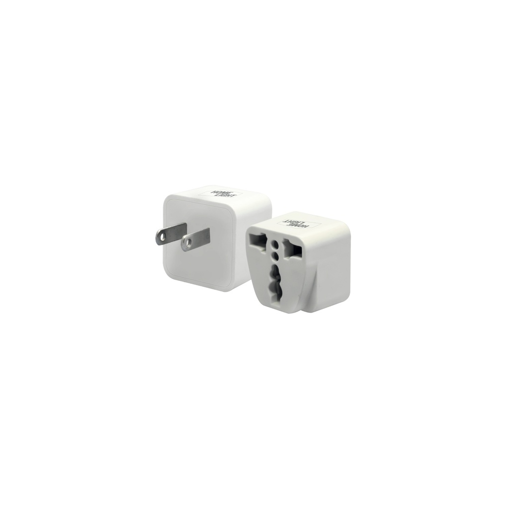 [1660101166065] ADAPTADOR MULTIPLE ENCHUFE PLANO C/BLANCO 10A HOME LIGHT