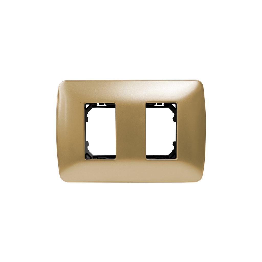[1660101166071] TAPA INTERCAMBIABLE DOBLE DORADO LUXURY HOME LIGHT